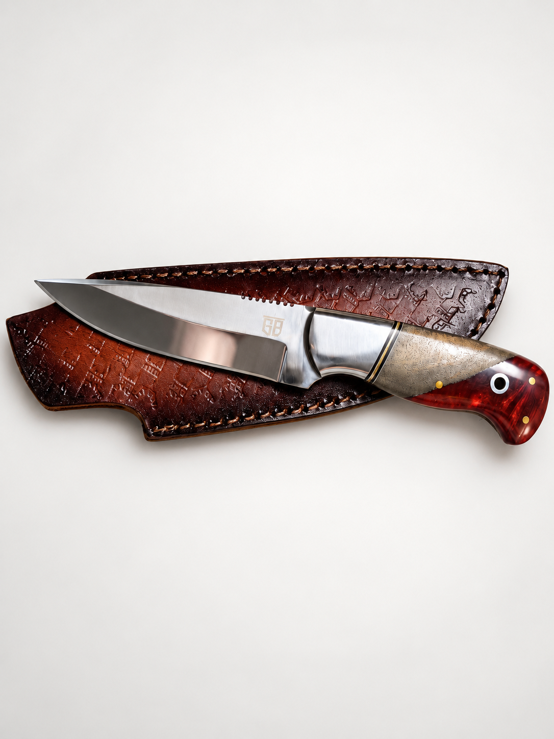 8.5" Handmade Fixed Blade – 12C27 Stainless Steel