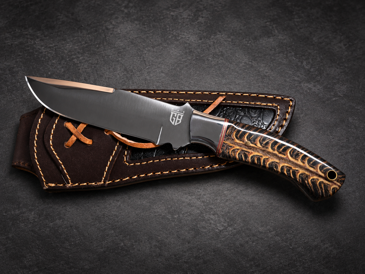 9” Custom Fixed Blade Hunting Knife