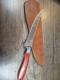 8" blade Damascus filet with honeycomb handle