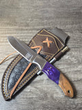 Swedish steel, resin/walnut handle