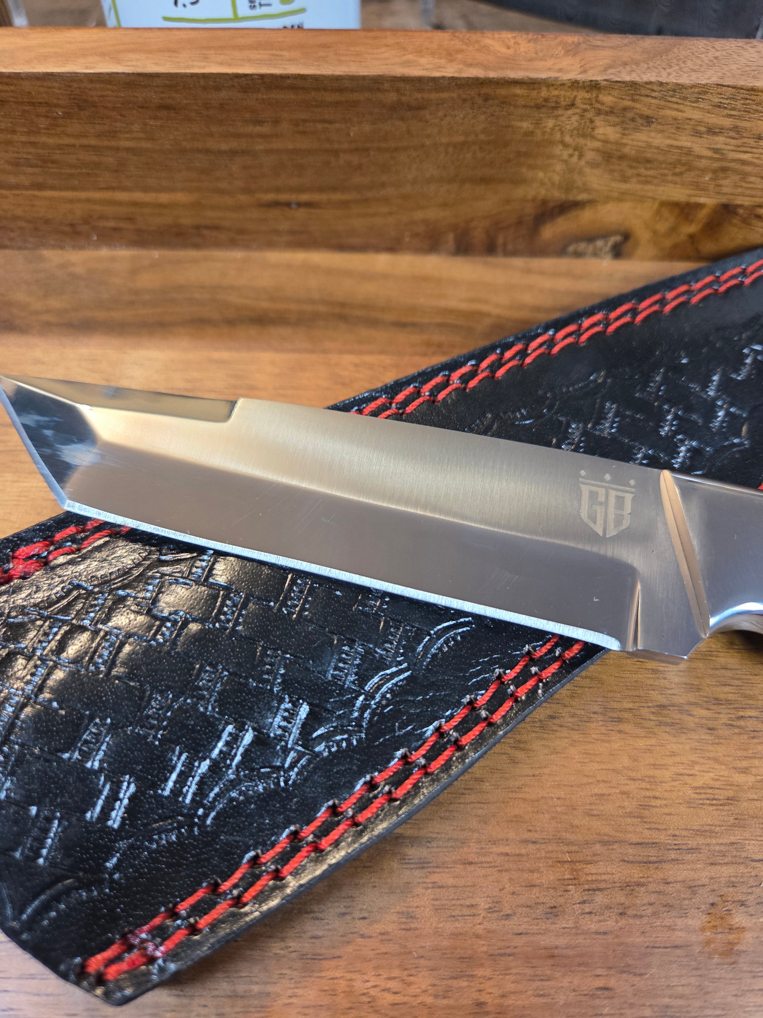 9 1/4 inch Mirror finish tanto blade